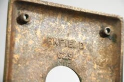 Vintage Plain 16 In. Russwin Door Push Plate With Lock Insert 8 Vintage Plain 16 In. Russwin Door Push Plate With Lock Insert -OGT Sale Store push plates for sale k197401