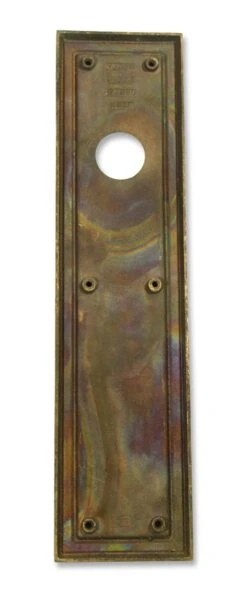 Pair Of 16 In. Bronze Corbin Door Push Plates 12 Pair Of 16 In. Bronze Corbin Door Push Plates -OGT Sale Store push plates for sale m218116