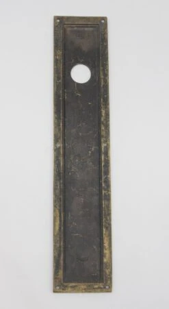 Antique 15 In. Brass Greek Key Door Push Plate 8 Antique 15 In. Brass Greek Key Door Push Plate -OGT Sale Store push plates for sale q272631