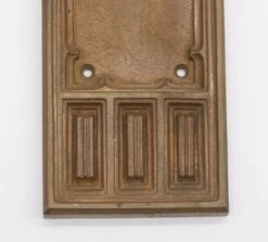 Antique 14.5 In. Gothic Bronze Door Push Plate 8 Antique 14.5 In. Gothic Bronze Door Push Plate -OGT Sale Store push plates for sale q273990