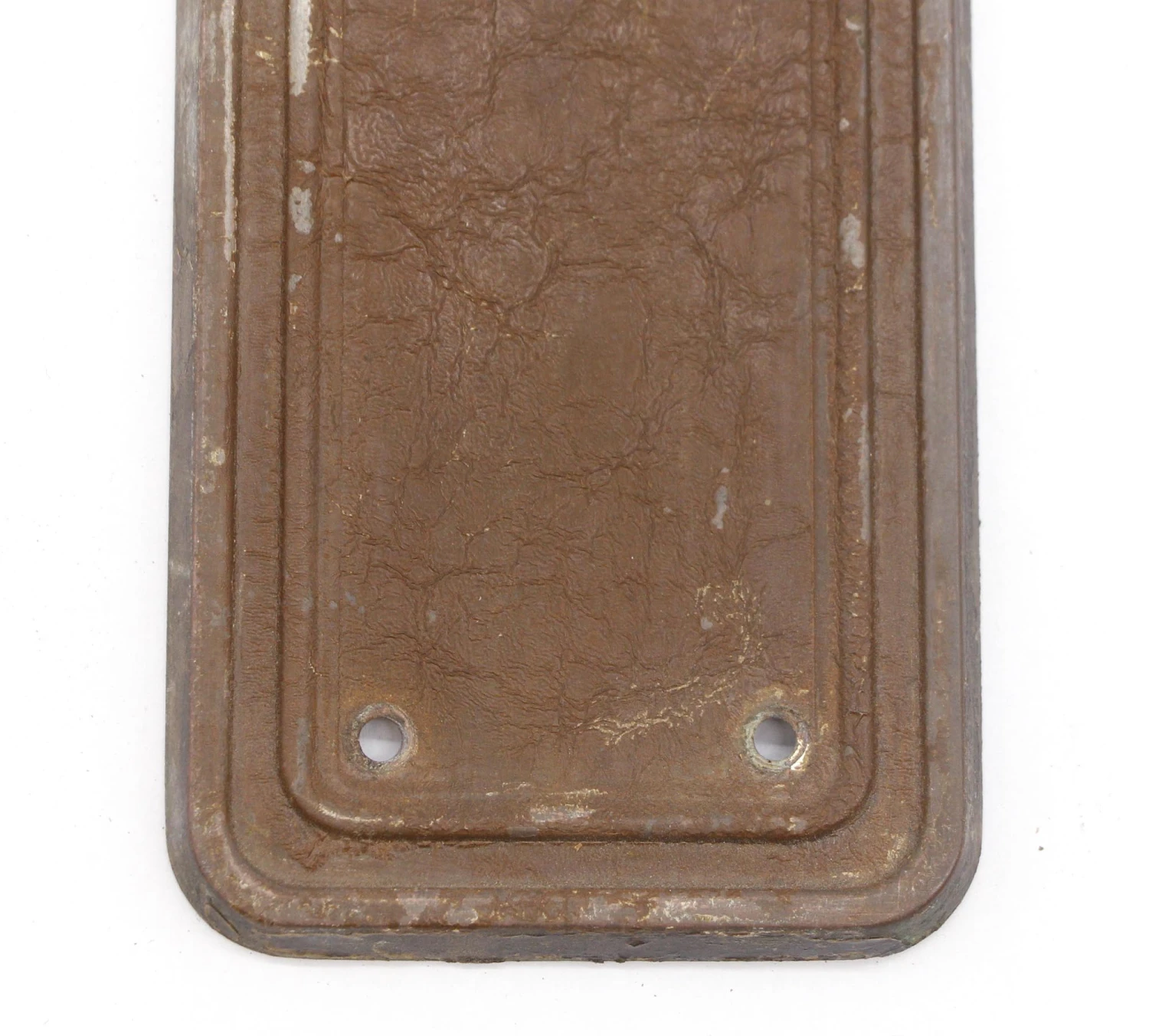 Pair Of Vintage 14.5 In. Commercial Brass Door Push Plates 5 Pair Of Vintage 14.5 In. Commercial Brass Door Push Plates - Image 3