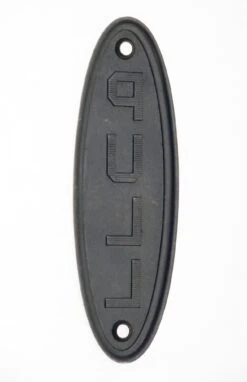 Vintage Black Oval Door Pull Commercial Door Plate -OGT Sale Store push plates l198839