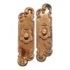 Pair Of 11.75 In. Coppered Brass Art Nouveau Door Push Plates 2 Pair Of 11.75 In. Coppered Brass Art Nouveau Door Push Plates -OGT Sale Store push plates pair of 1175 in coppered brass art nouveau door push plates q280515