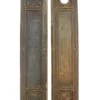 Pair Of 17.75 In. Gothic Bronze Door Push Plates 2 Pair Of 17.75 In. Gothic Bronze Door Push Plates -OGT Sale Store push plates pair of 1775 in gothic bronze door push plates m230973