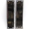 Pair Of Vintage 10 In. Chrome Plated Door Push Plates -OGT Sale Store push plates pair of vintage 10 in chrome plated door push plates q286665