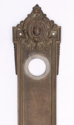 Antique Yale & Towne Oporto Bronze Door Push Plate 8 Antique Yale & Towne Oporto Bronze Door Push Plate -OGT Sale Store push plates q286351