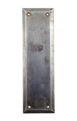 Vintage 10 In. Solid Brass Beveled Edge Door Push Plate