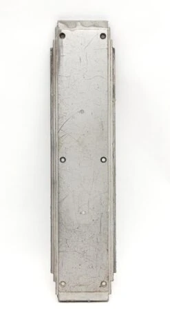 Vintage 15 In. Aluminum Art Deco Door Push Plate