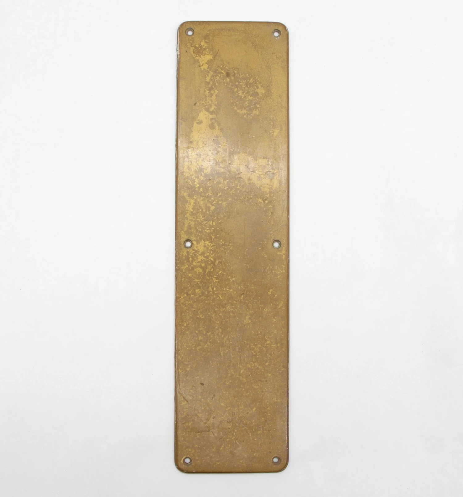 Vintage 16 In. Brass Yale & Towne Door Push Plate 3 Vintage 16 In. Brass Yale & Towne Door Push Plate