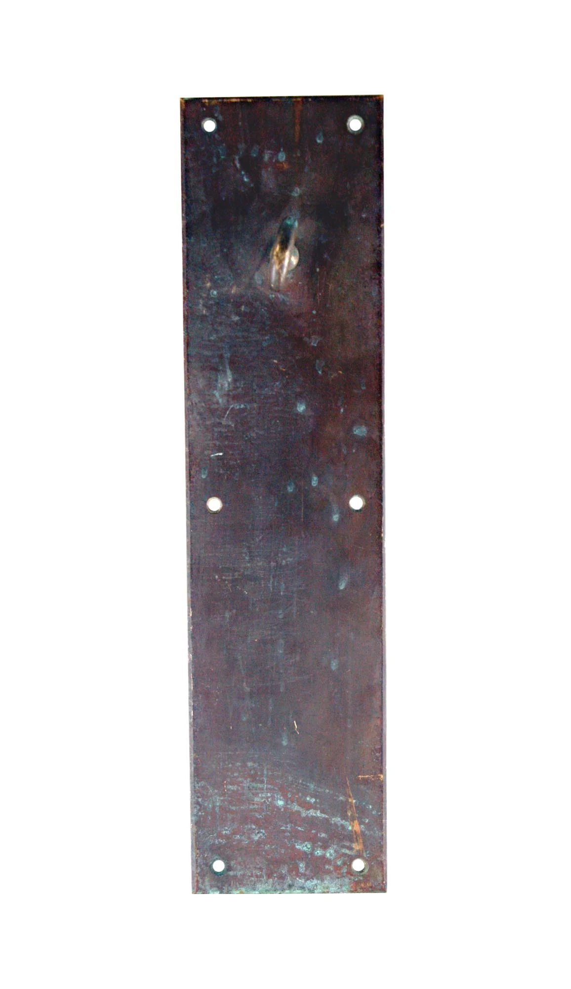 Vintage Patina Bronze 14 In. Door Push Plate With Latch 3 Vintage Patina Bronze 14 In. Door Push Plate With Latch