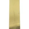 Vintage Plain 16 In. Polished Brass Door Push Plate