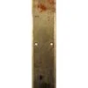 Vintage Polished 14 In. Brass Door Push Plate