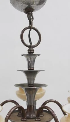 Art Deco 5 Light Chandelier With Jetson Flair 18 Art Deco 5 Light Chandelier With Jetson Flair -OGT Sale Store q271108 07