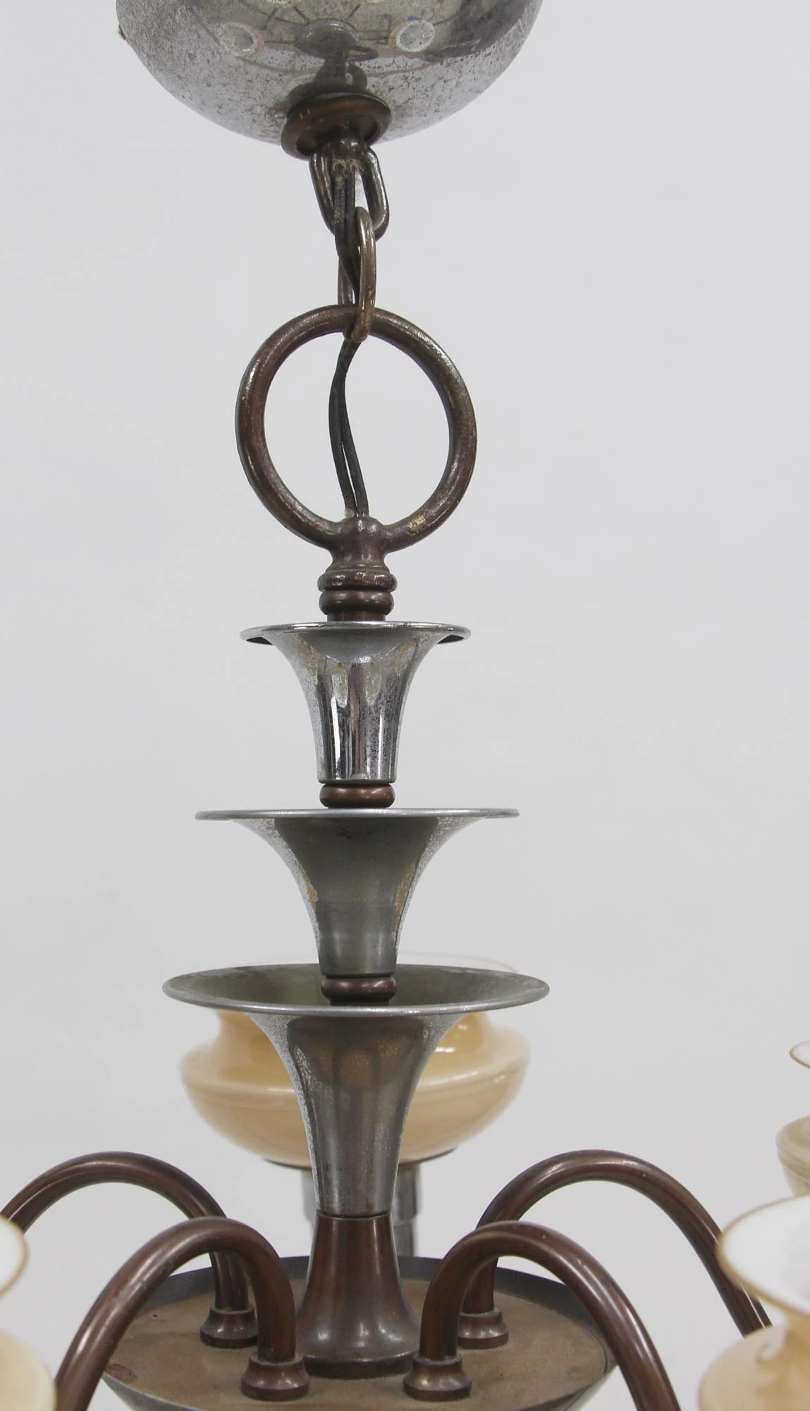 Art Deco 5 Light Chandelier With Jetson Flair 9 Art Deco 5 Light Chandelier With Jetson Flair - Image 7