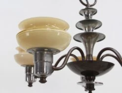 Art Deco 5 Light Chandelier With Jetson Flair 19 Art Deco 5 Light Chandelier With Jetson Flair -OGT Sale Store q271108 08