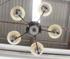 Art Deco 5 Light Chandelier With Jetson Flair 21 Art Deco 5 Light Chandelier With Jetson Flair -OGT Sale Store q271108 10