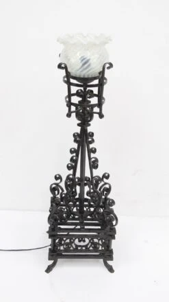 19th Century Hand Forged Wrought Iron Floor Lamps -OGT Sale Store q271112 04