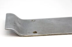 Vintage 16 In. Nickel Over Brass Curved Door Push Plate -OGT Sale Store q271291 04