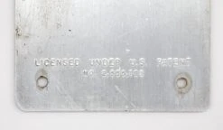 Vintage 16 In. Nickel Over Brass Curved Door Push Plate -OGT Sale Store q271291 06