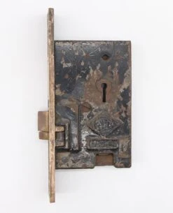 Antique 12.25 In. Bronze Russell & Erwin Lock & Door Pull Set 25 Antique 12.25 In. Bronze Russell & Erwin Lock & Door Pull Set -OGT Sale Store q271353 10