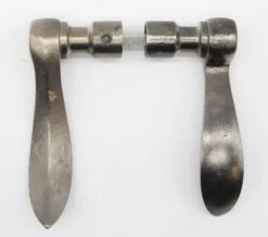 Pair Of Nickel Plated Modern Brass Lever Door Knobs 10 Pair Of Nickel Plated Modern Brass Lever Door Knobs -OGT Sale Store q271613 04