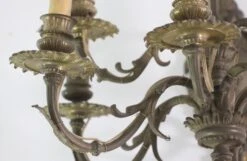 Pair Of French 8 Arm Bronze Wall Sconces 13 Pair Of French 8 Arm Bronze Wall Sconces -OGT Sale Store q271816 04