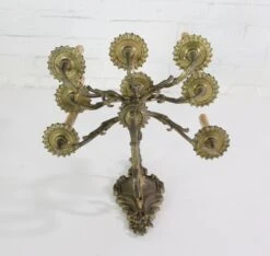 Pair Of French 8 Arm Bronze Wall Sconces 16 Pair Of French 8 Arm Bronze Wall Sconces -OGT Sale Store q271816 07