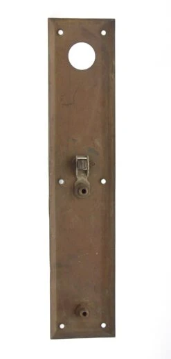 Vintage 14.5 In. Classic Brass Beveled Edge Door Pull 9 Vintage 14.5 In. Classic Brass Beveled Edge Door Pull -OGT Sale Store q271854 04