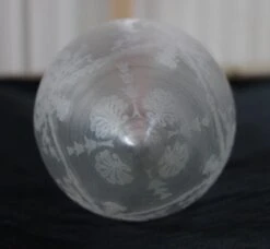 1809 Etched & Frosted Cone Shaped Glass Pendant Light 15 1809 Etched & Frosted Cone Shaped Glass Pendant Light -OGT Sale Store q271861 06