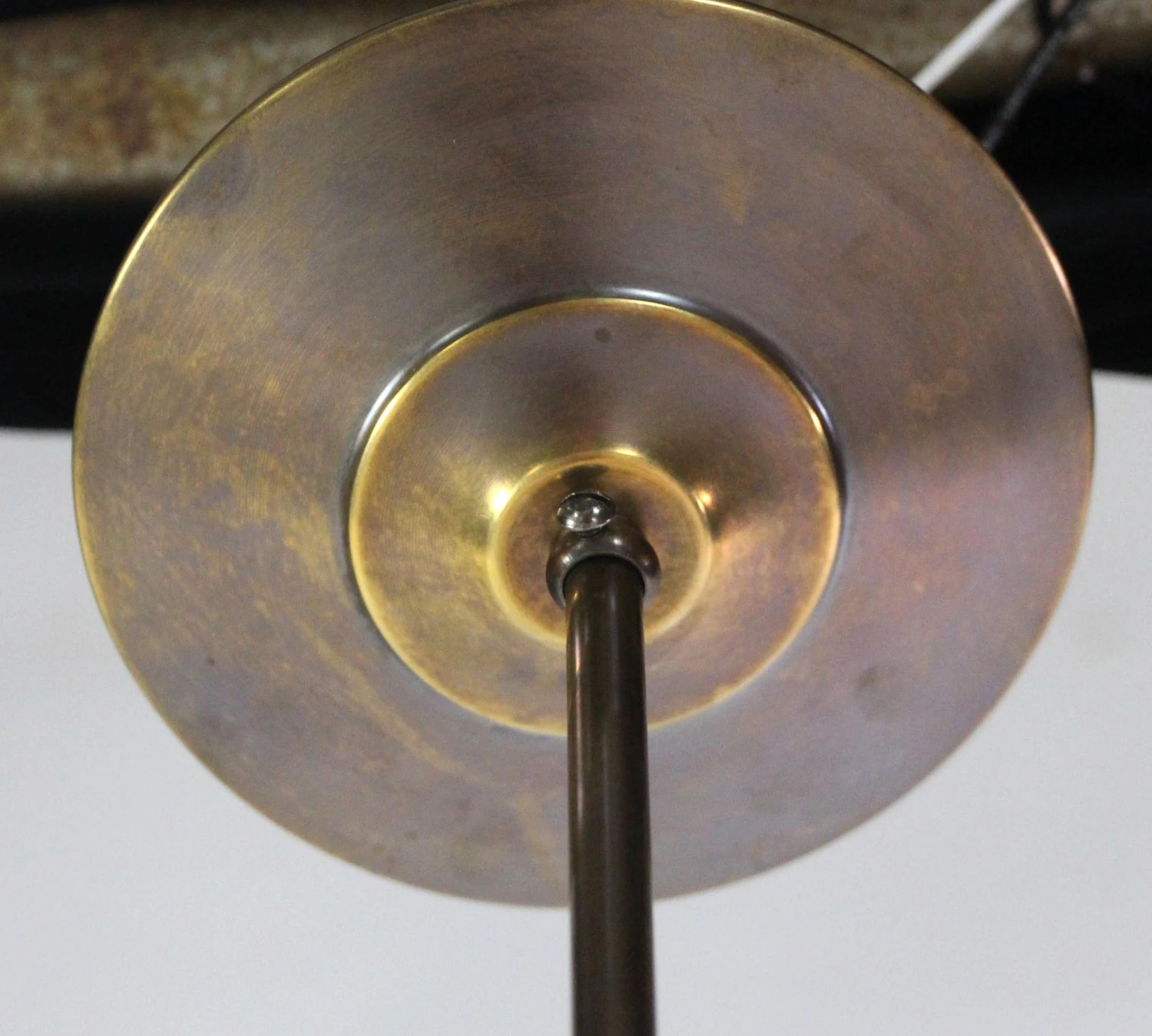 1809 Etched & Frosted Cone Shaped Glass Pendant Light 10 1809 Etched & Frosted Cone Shaped Glass Pendant Light - Image 8