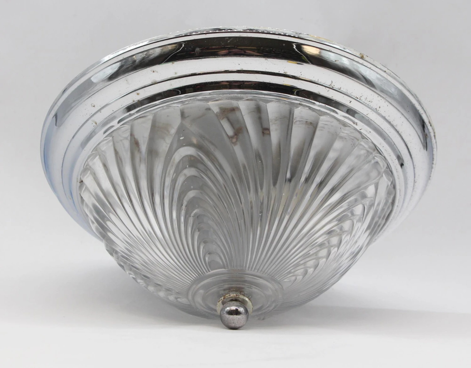 Modern Austrian Crystal 13 In. Flush Mount Light 6 Modern Austrian Crystal 13 In. Flush Mount Light - Image 4