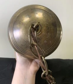 Antique White 14 In. Milk Glass Schoolhouse Pendant Light -OGT Sale Store q272387 07