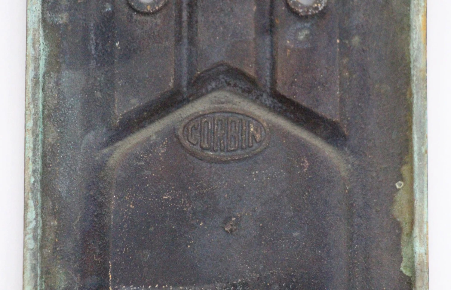 Corbin Gold Painted 18 In. Bronze Gothic Door Push Plate 7 Corbin Gold Painted 18 In. Bronze Gothic Door Push Plate - Image 5