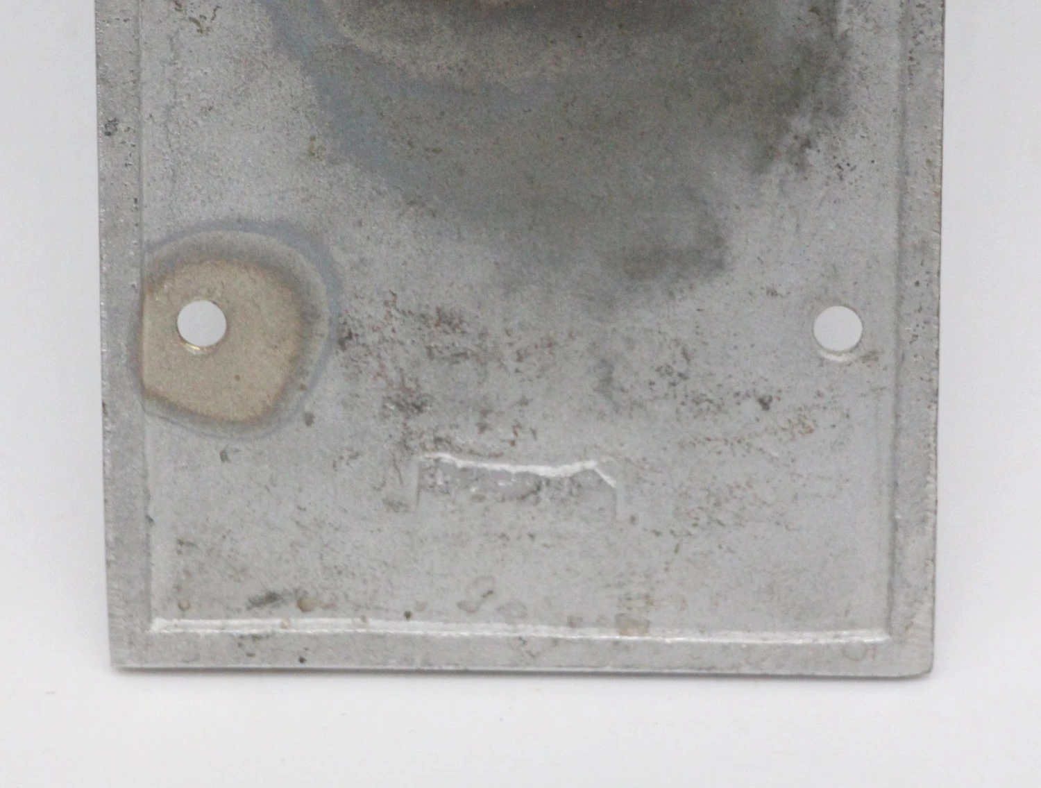 Russwin Nickel 15 In. Mid Century Door Push Plate 7 Russwin Nickel 15 In. Mid Century Door Push Plate - Image 5