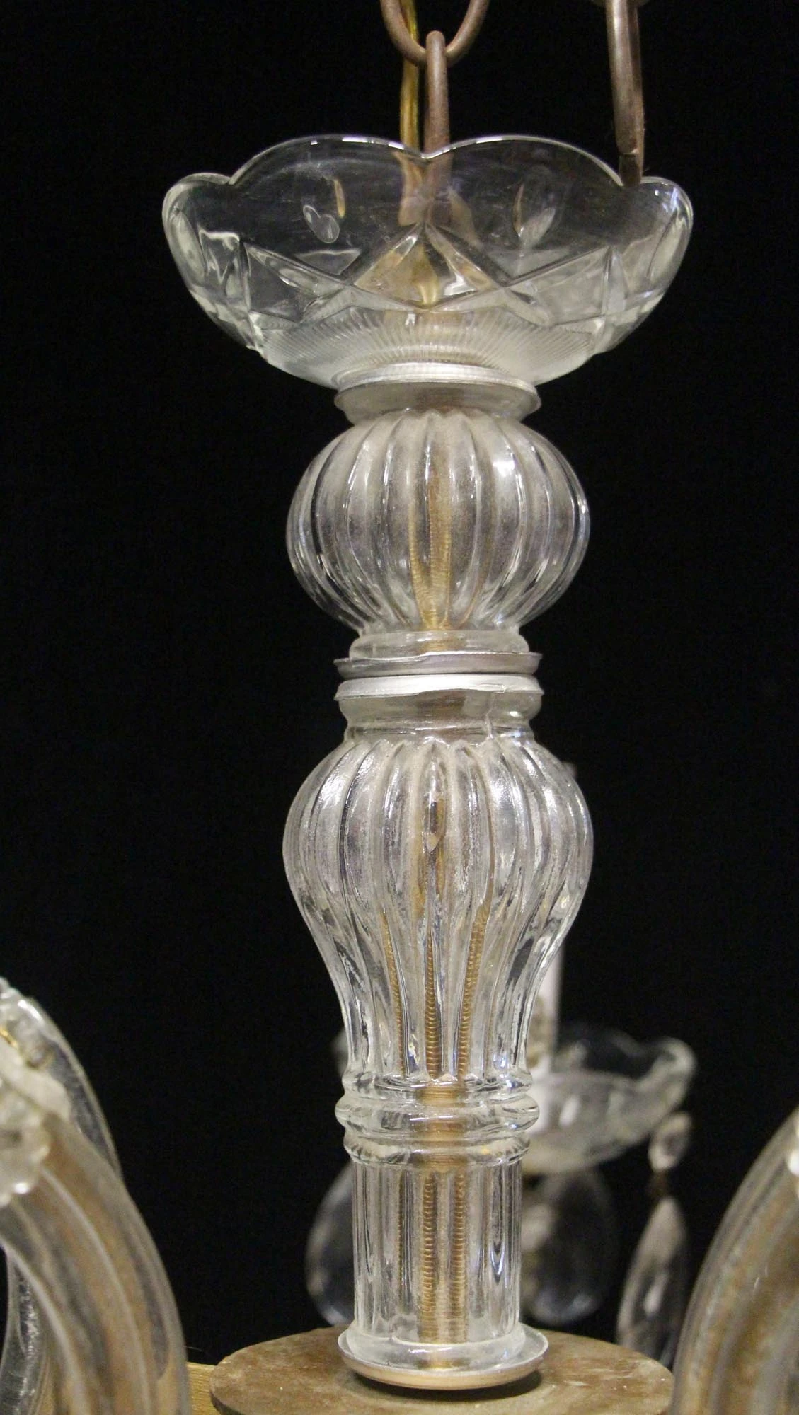 Antique Petite Marie Therese 5 Arm Crystal Chandelier 6 Antique Petite Marie Therese 5 Arm Crystal Chandelier - Image 4