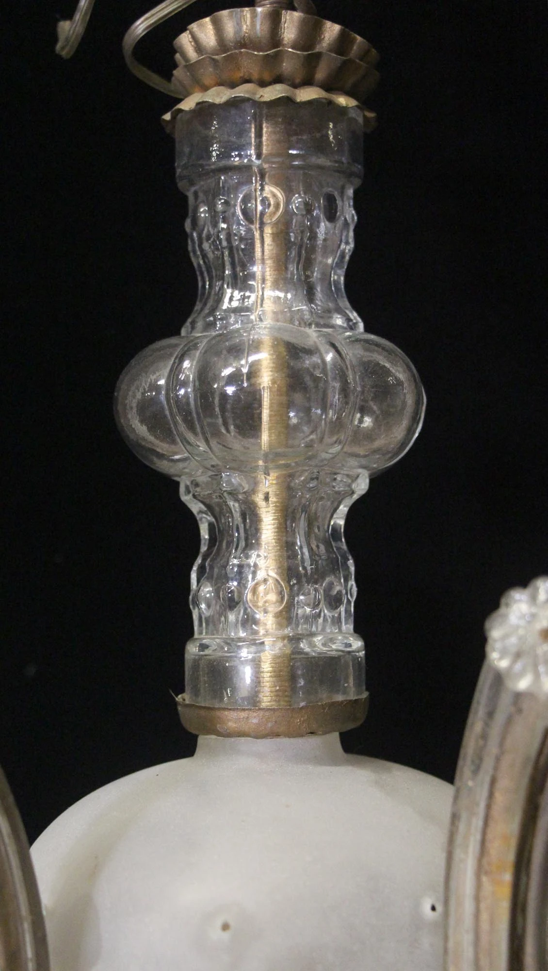 Antique Crystal 10 Arm Marie Therese Chandelier 8 Antique Crystal 10 Arm Marie Therese Chandelier - Image 6