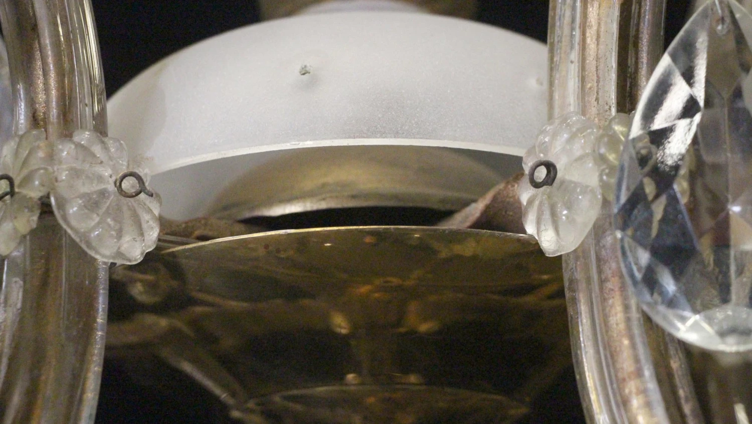 Antique Crystal 10 Arm Marie Therese Chandelier 10 Antique Crystal 10 Arm Marie Therese Chandelier - Image 8