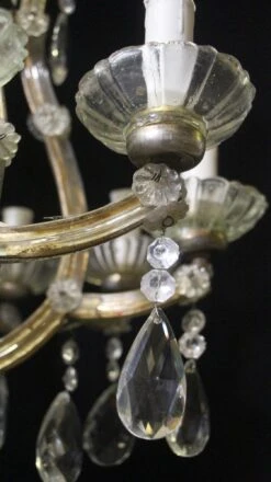 Antique Crystal 10 Arm Marie Therese Chandelier 24 Antique Crystal 10 Arm Marie Therese Chandelier -OGT Sale Store q272813 10