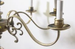 Antique 8 Arm Brass Colonial Style Chandelier 22 Antique 8 Arm Brass Colonial Style Chandelier -OGT Sale Store q272815 09