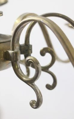 Antique 8 Arm Brass Colonial Style Chandelier 23 Antique 8 Arm Brass Colonial Style Chandelier -OGT Sale Store q272815 10