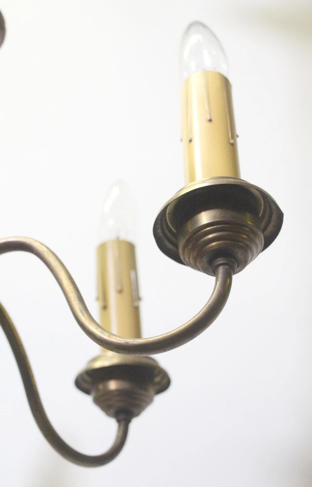 1940s Federal 5 Arm Petite Chandelier 10 1940s Federal 5 Arm Petite Chandelier - Image 8