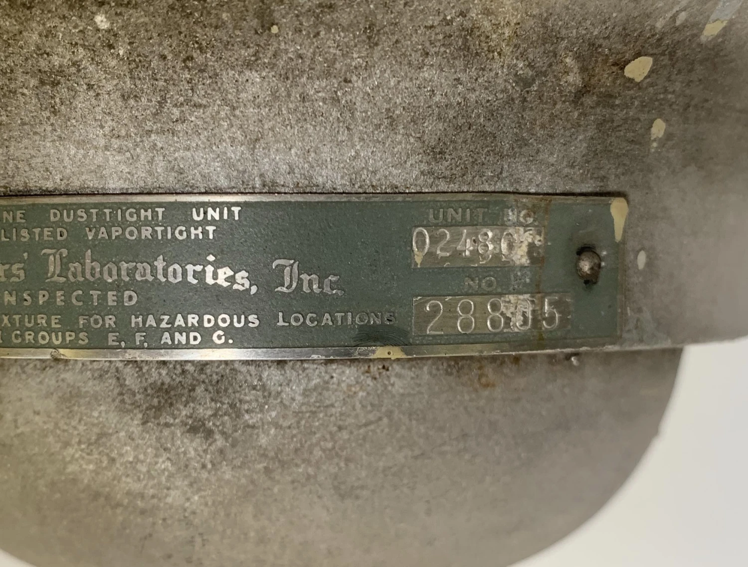 Crouse Hinds Industrial Pendant Light With Holophane Glass 11 Crouse Hinds Industrial Pendant Light With Holophane Glass - Image 9