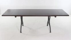 Handmade Red Mahogany Apitong Dining Table With Cast Iron Brooklyn Legs 26 Handmade Red Mahogany Apitong Dining Table With Cast Iron Brooklyn Legs -OGT Sale Store q272848 11