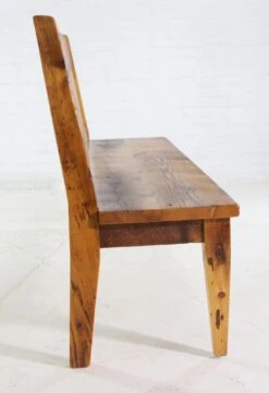 Handmade 7 Foot Pine Natural Stain Slatted Bench 19 Handmade 7 Foot Pine Natural Stain Slatted Bench -OGT Sale Store q272871 08