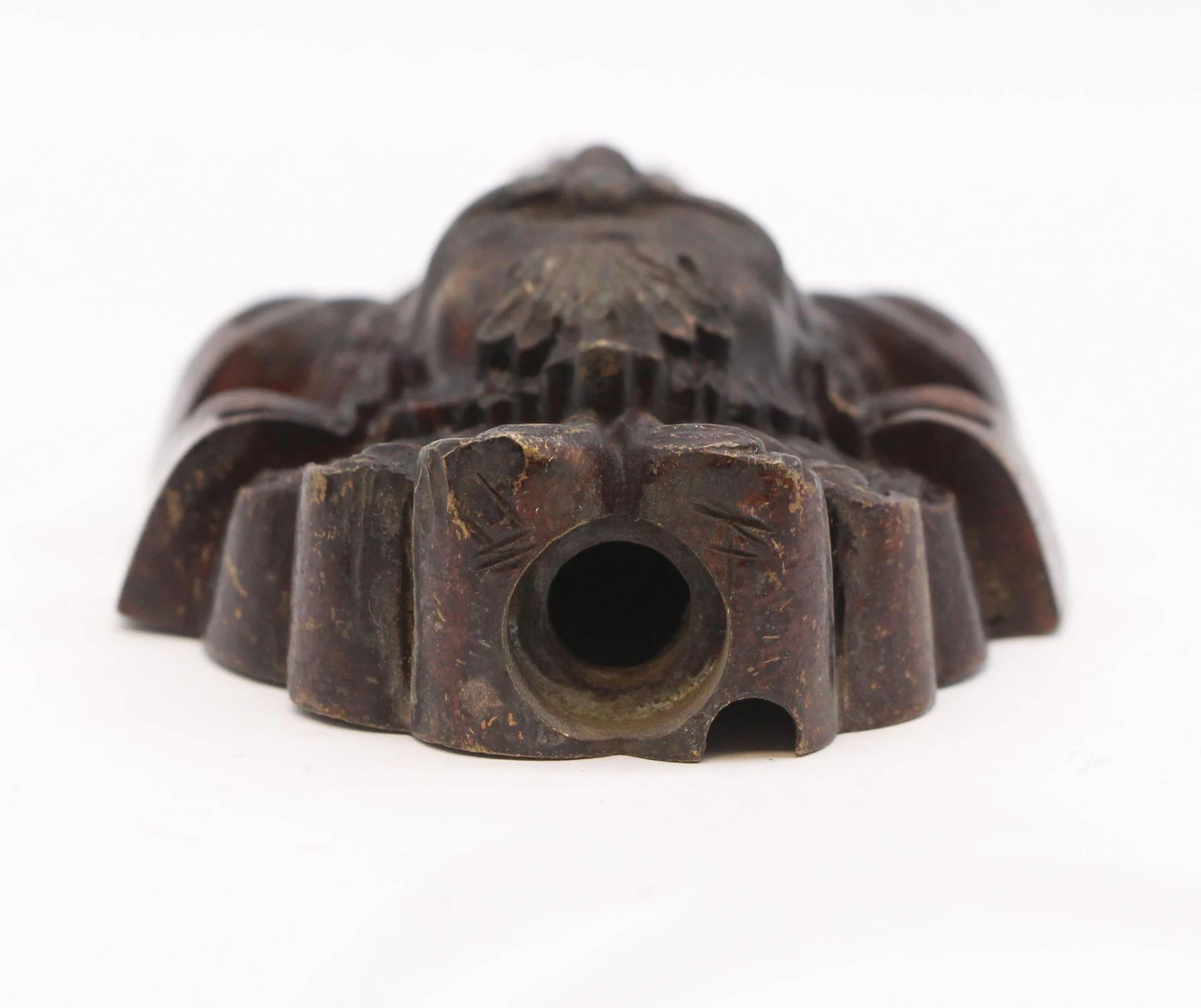 Antique Figural Man & Grapes Dark Bronze Applique 8 Antique Figural Man & Grapes Dark Bronze Applique - Image 6