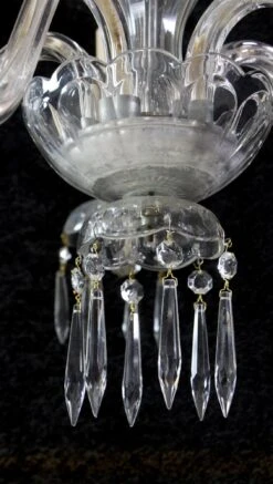 Antique Traditional 5 Arm Clear Crystal Chandelier 17 Antique Traditional 5 Arm Clear Crystal Chandelier -OGT Sale Store q272966 07