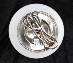 Antique Schoolhouse Milk Glass 10 In. Globe With Nickel Flush Mount 15 Antique Schoolhouse Milk Glass 10 In. Globe With Nickel Flush Mount -OGT Sale Store q273498 05