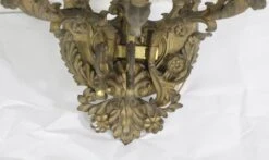 Pair Of 5 Arm Cast Bronze French Floral Figural Sconces 21 Pair Of 5 Arm Cast Bronze French Floral Figural Sconces -OGT Sale Store q273637 06