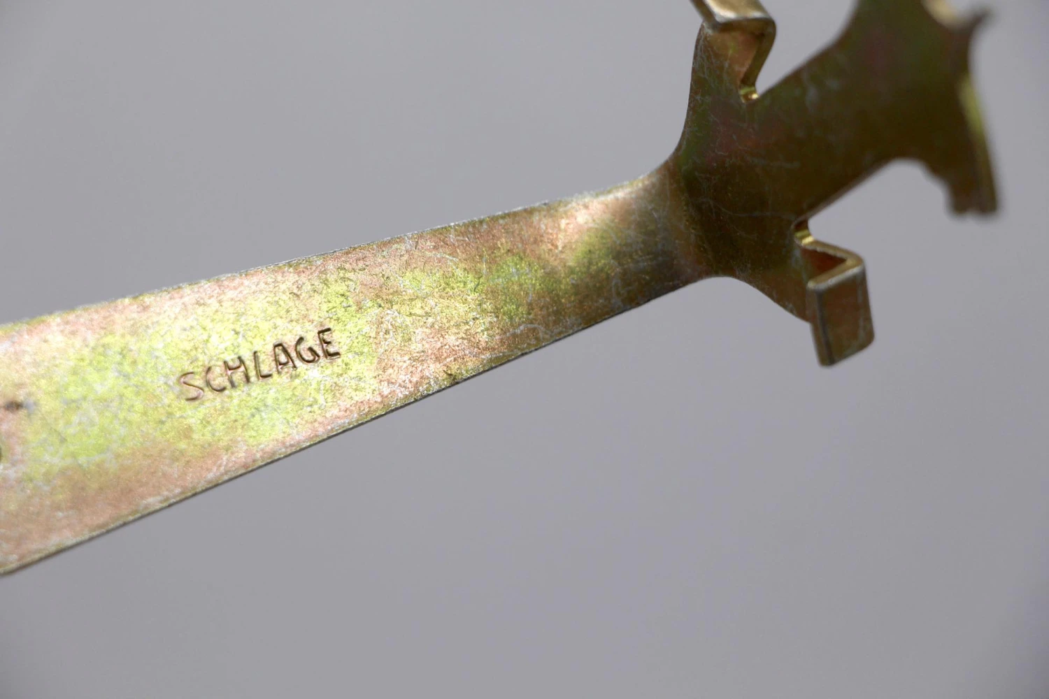 Schlage Brushed Steel Brass Fixed Dummy Trim Door Knob 11 Schlage Brushed Steel Brass Fixed Dummy Trim Door Knob - Image 9