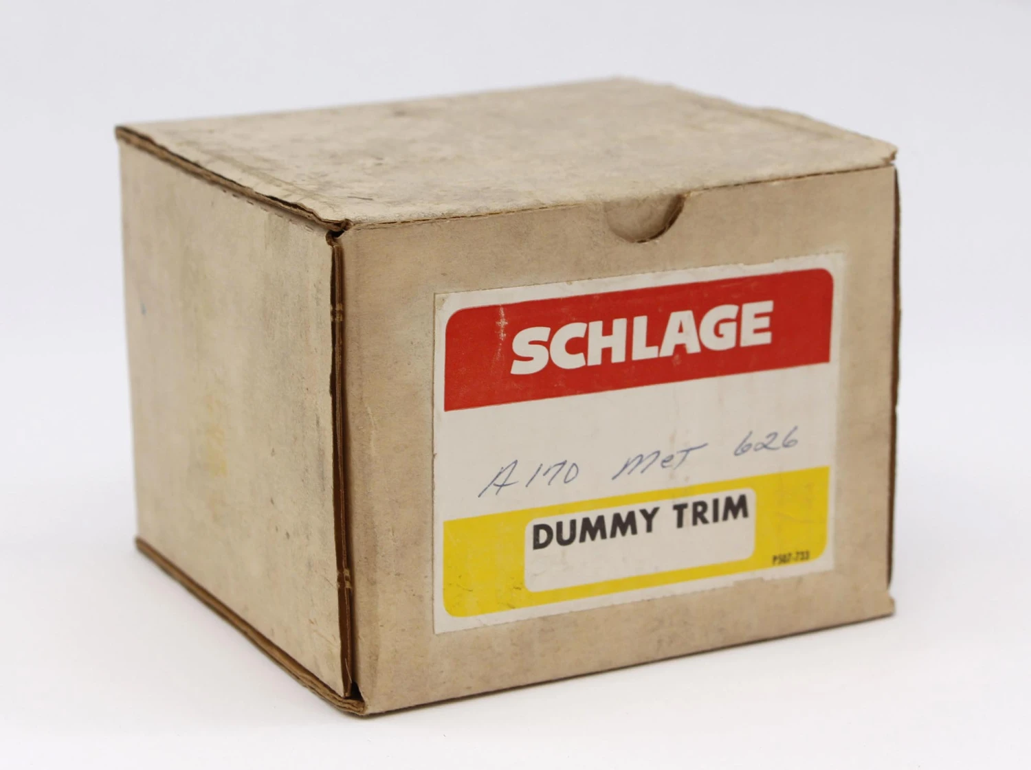 Schlage Brushed Steel Brass Fixed Dummy Trim Door Knob 12 Schlage Brushed Steel Brass Fixed Dummy Trim Door Knob - Image 10